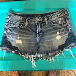 Silver jeans shorts size 32